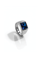 Ring Sapphire blue