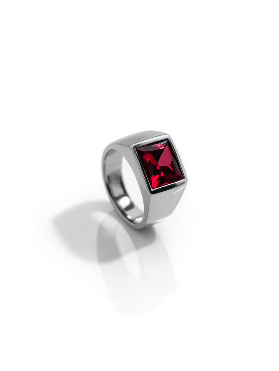 Ring Crimson red