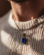 Necklace Sapphire blue