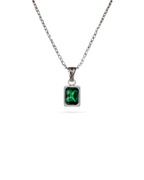 Necklace Emerald green