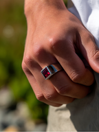 Ring Crimson red