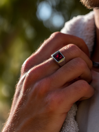 Ring Crimson red