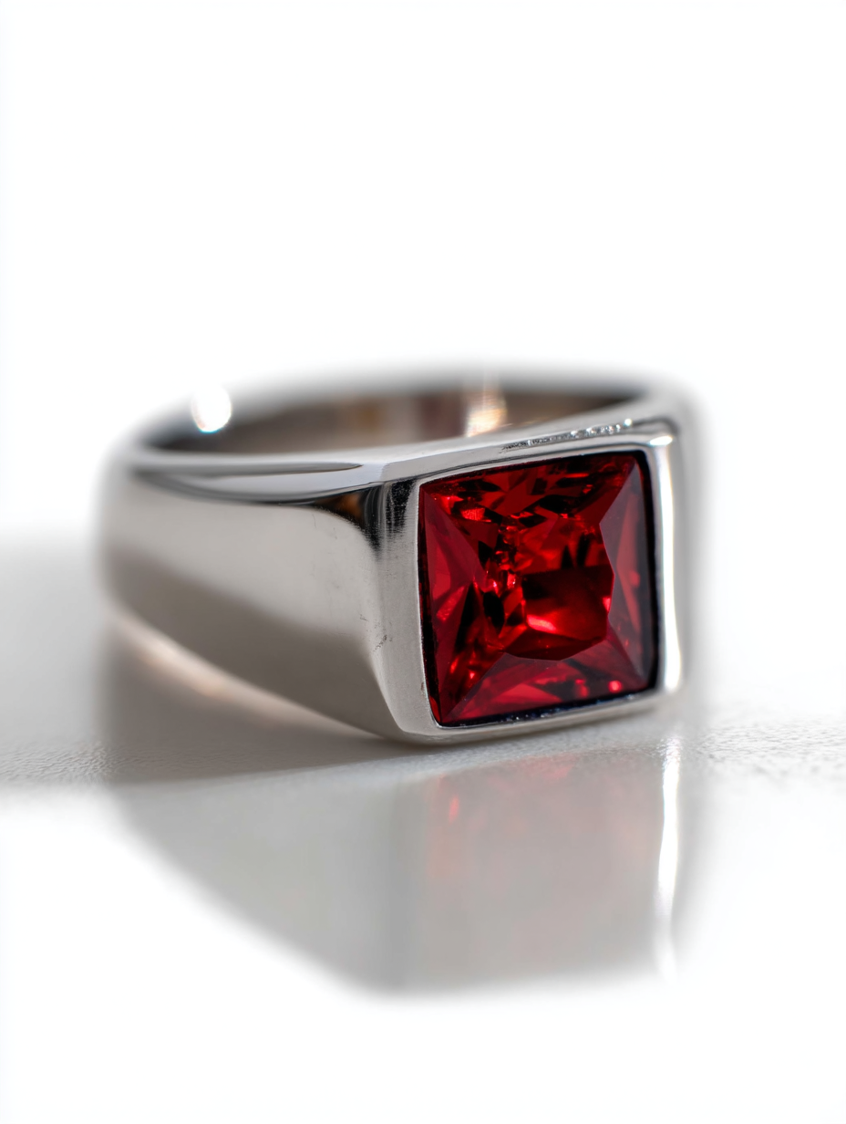 Ring Crimson red