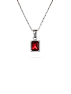 Necklace Crimson red
