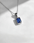 Necklace Sapphire blue
