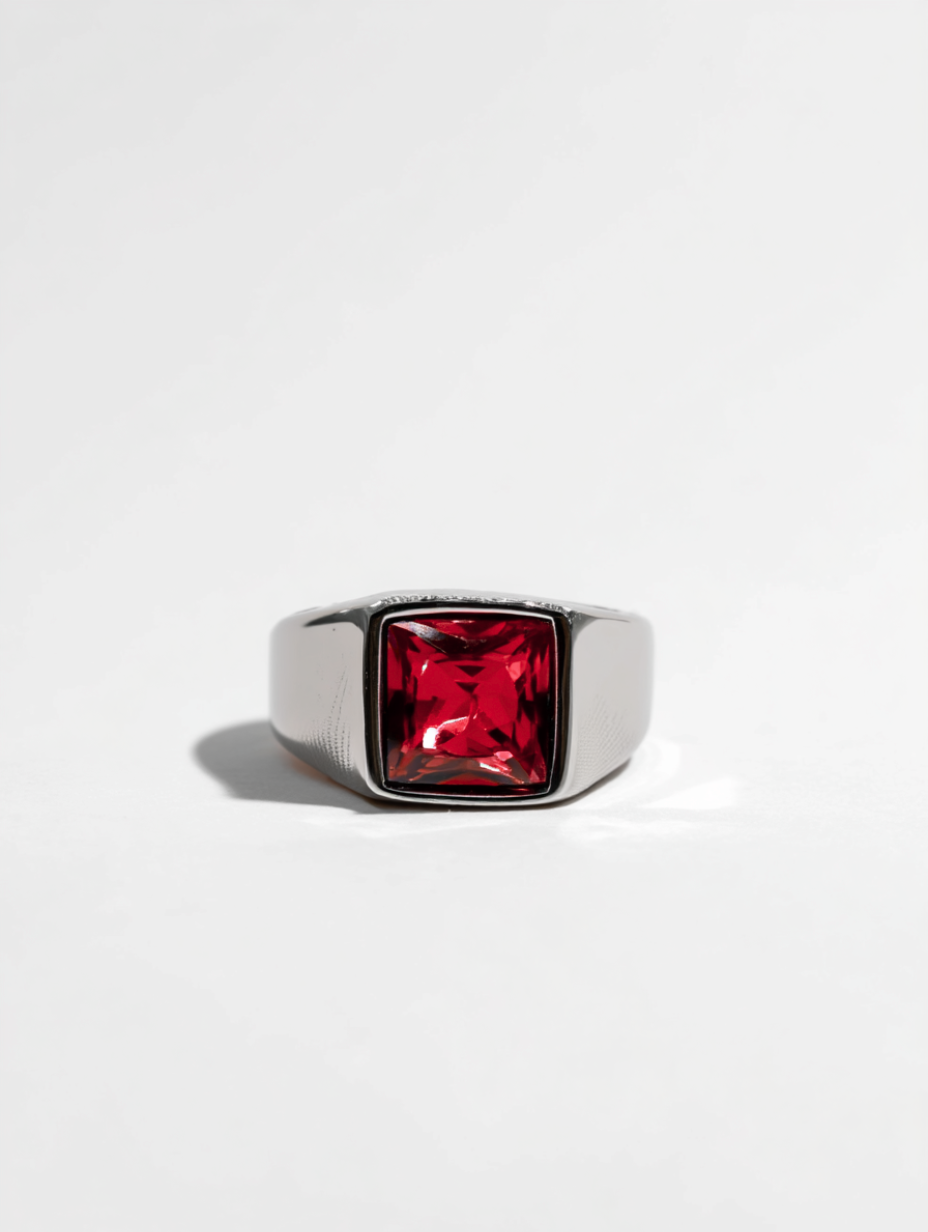 Ring Crimson red