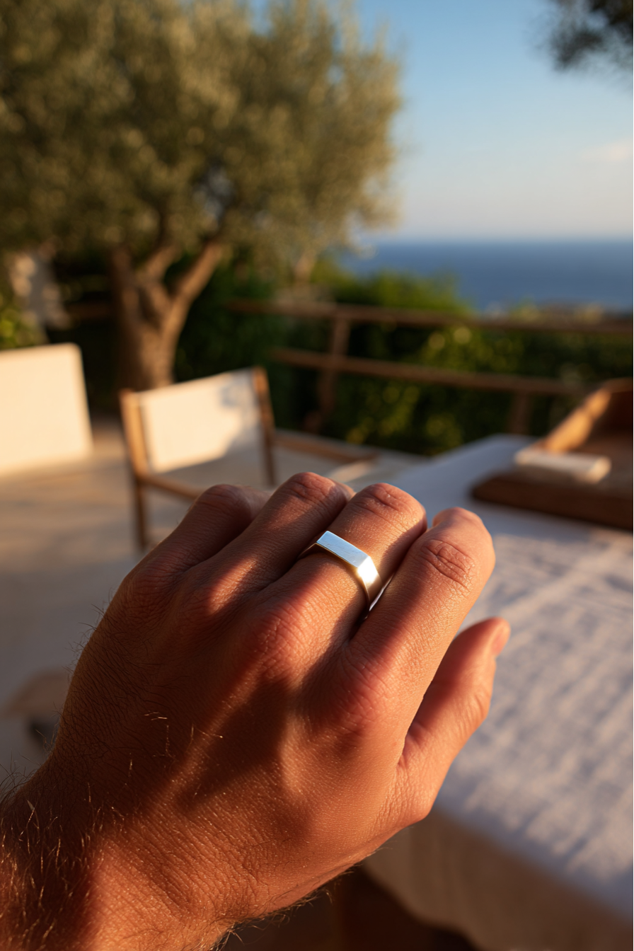 Ring Platinum-plated