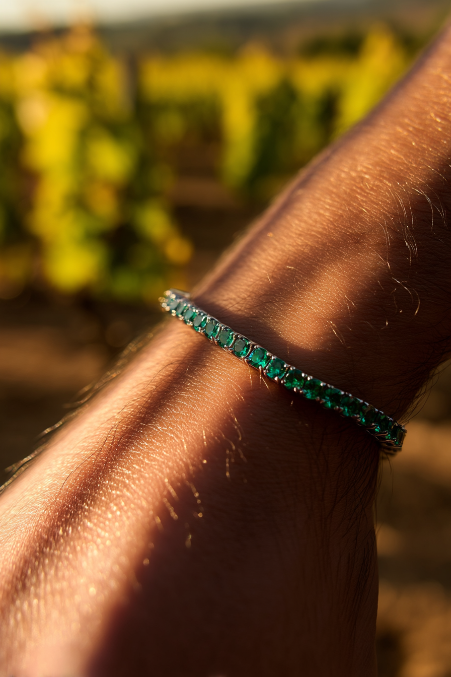 Bracelet Emerald green