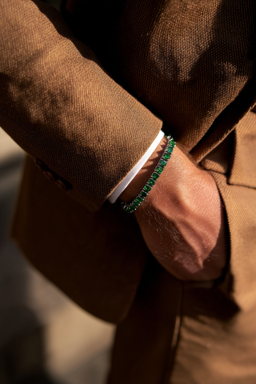 Bracelet Emerald green