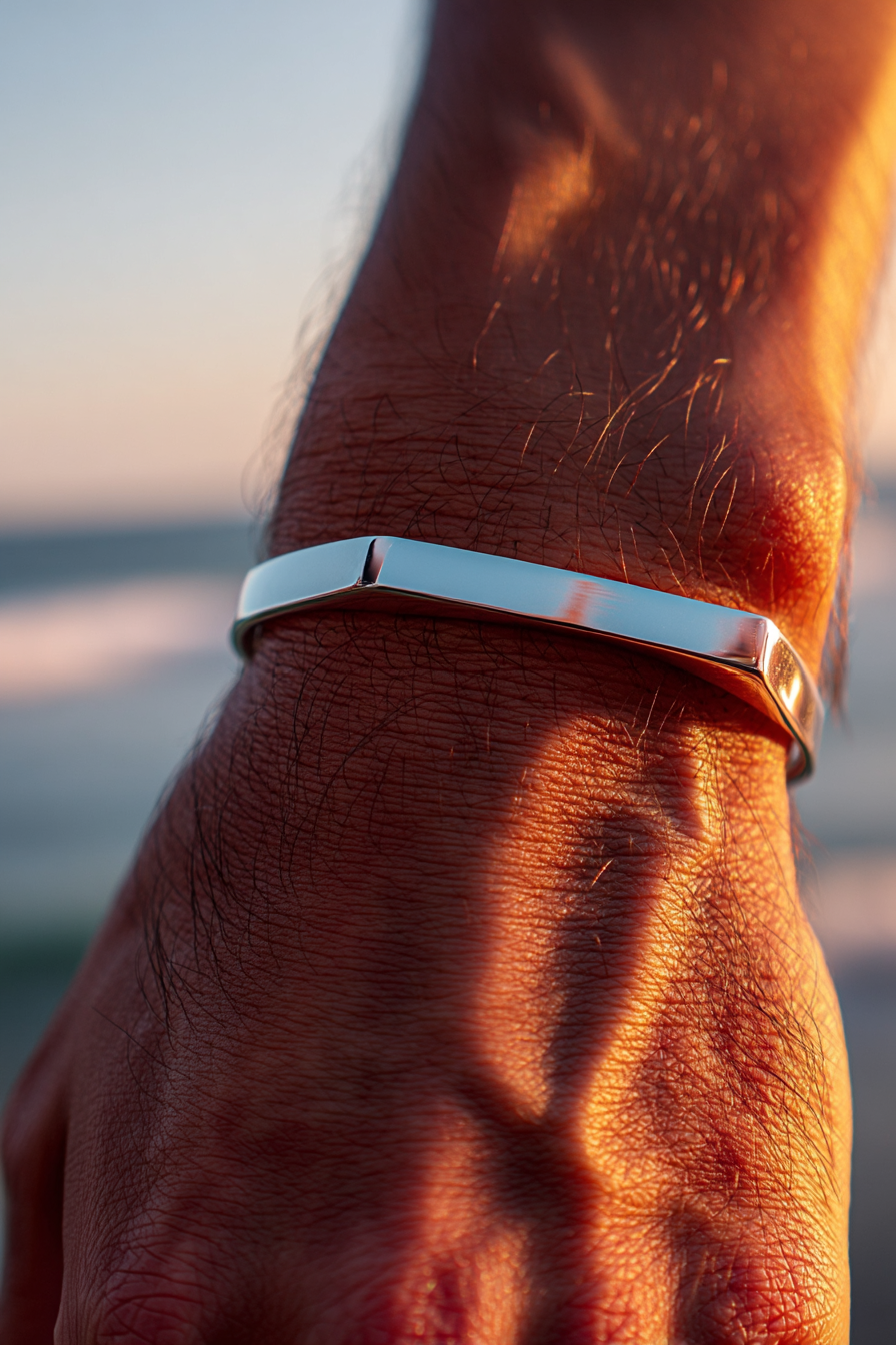 Bracelet Platinum-plated