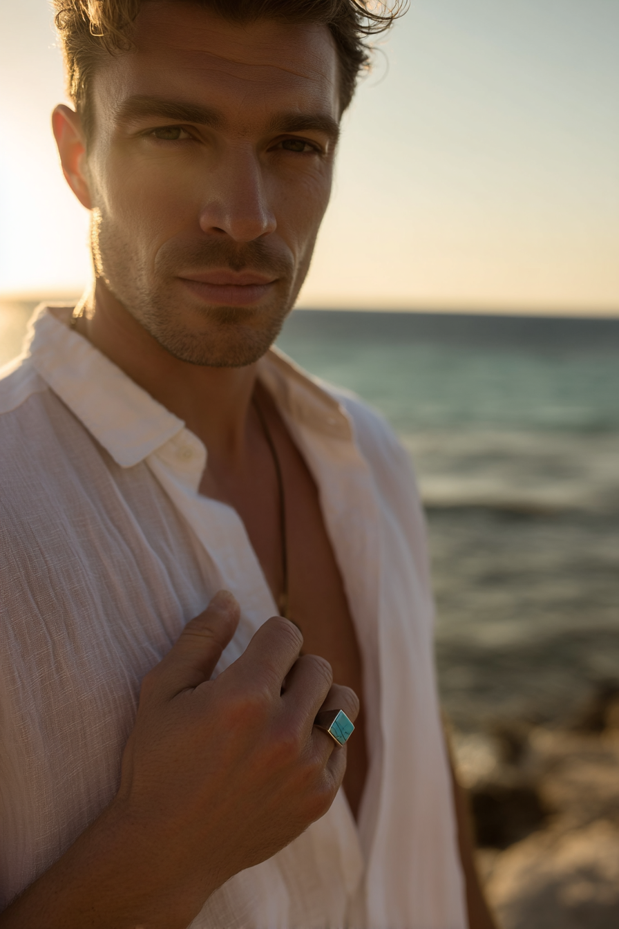 Calanque Stone Ring